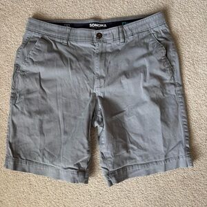 Sonoma Men's Gray Chino Shorts Sz 36